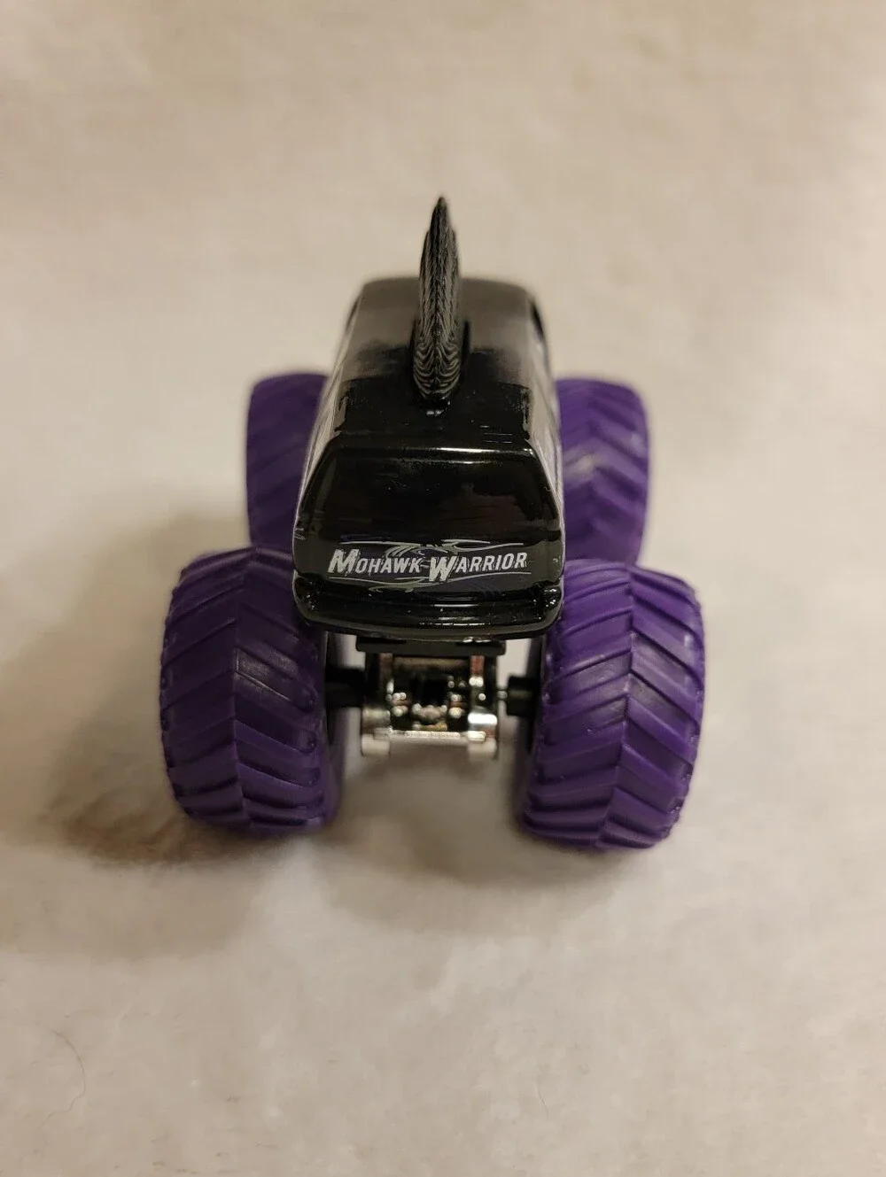 Hot Wheels Monster Jam Black Purple Mohawk Warrior Diecast Truck 1:64